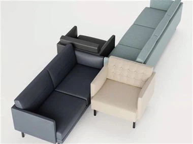 Sofá Minimalista de Escritório